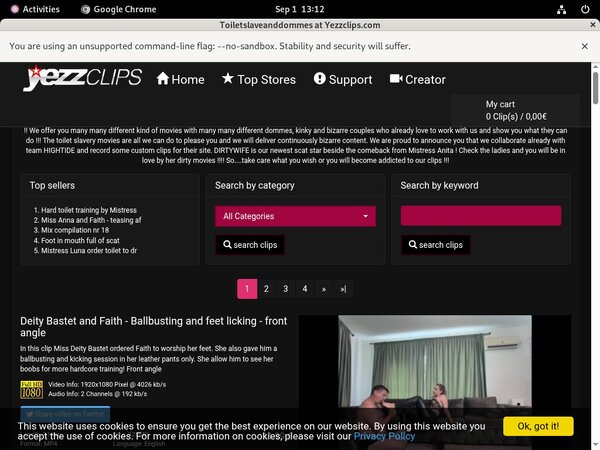 Account Toiletslaveanddommes Gratis