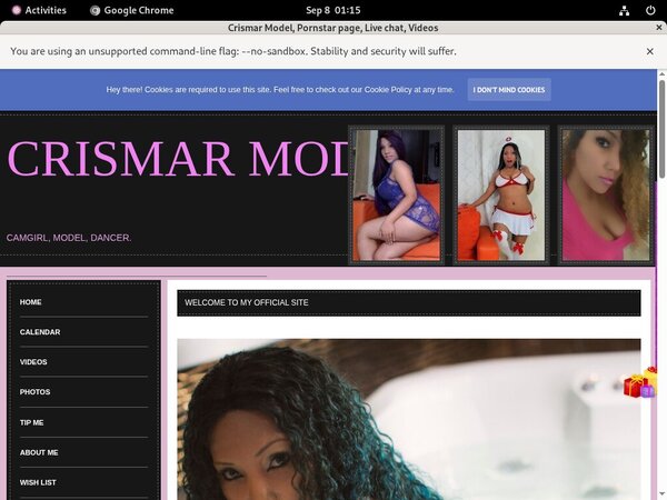 Crismar Model Mobile Account