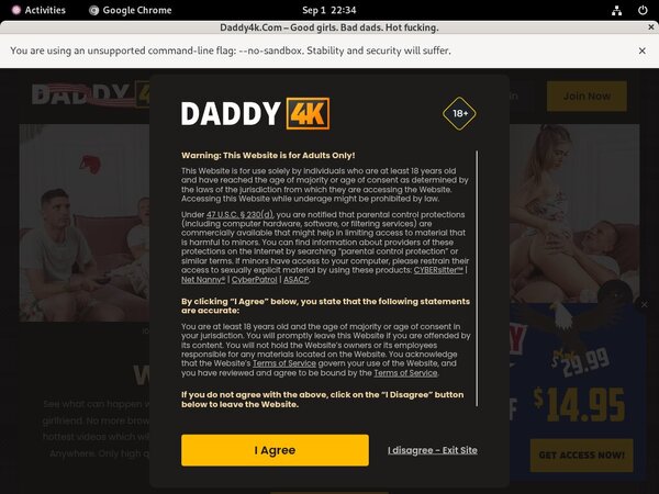 Daddy4k Free Membership