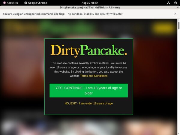 Dirty Pancake Username