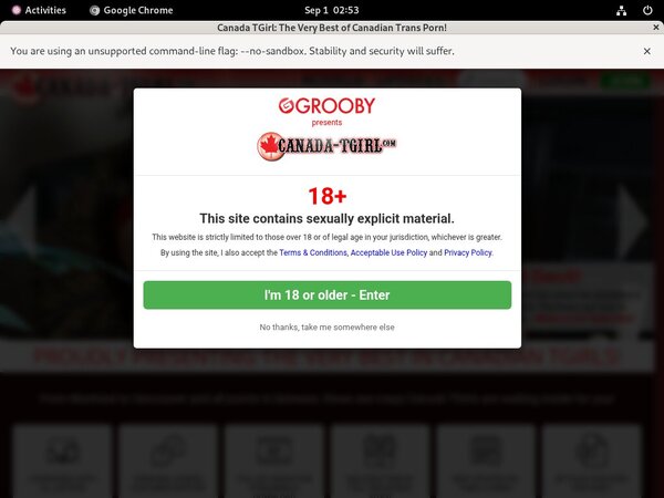 Discount Canada TGirl Code