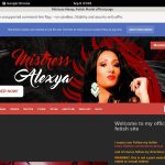 Discount Mistress Alexya Subscription