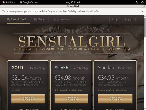 Discount Sensualgirl.com Membership
