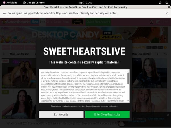 Discount Sweethearts Live Trial Offer