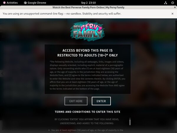 Family Pervy My Register