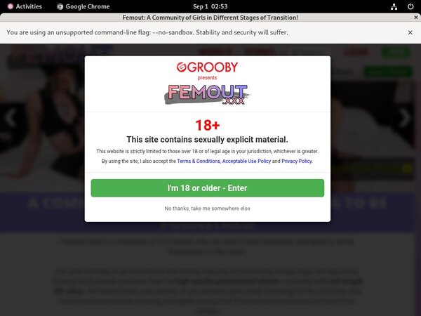 Femout XXX Receive Discount