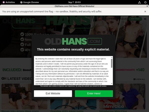 Free Acc For Oldhans