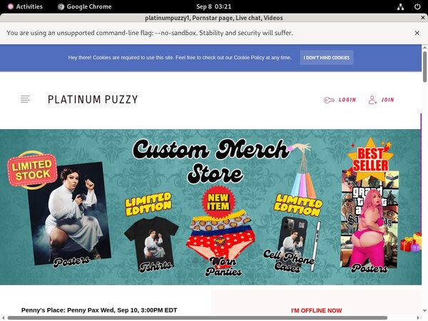 Free Account On Platinumpuzzy.net