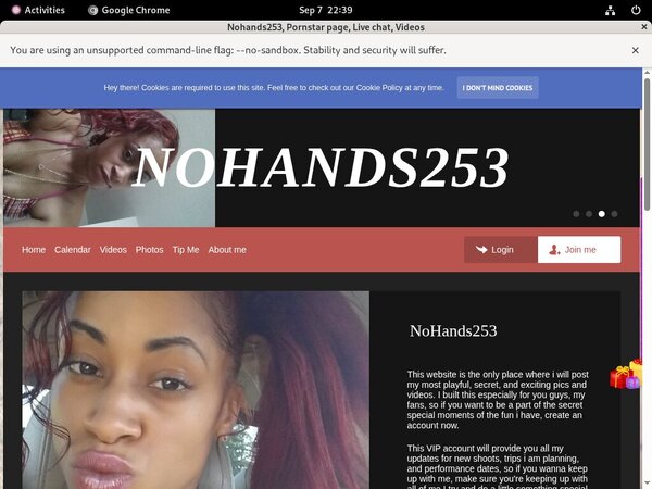 Free Nohands253 Membership