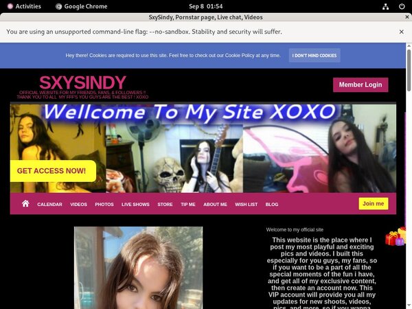 Free SxySindy Member