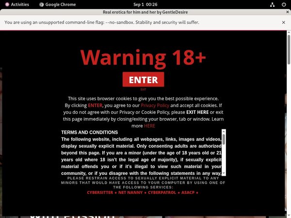 Free Users For Gentledesire.com