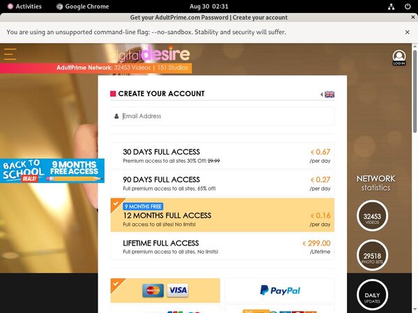 FreeDigital Desire Accounts