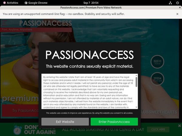 Get Into Passion Access