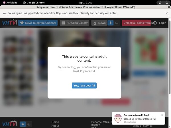 How To Get Free Voyeur House TV Accounts