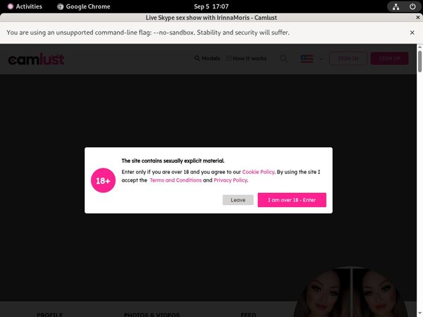 Irinna Moris Sign Up Again