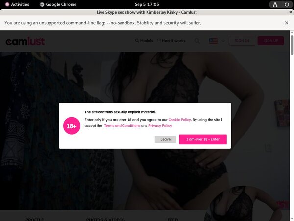 Kimberley Kinky Join With ClickandBuy