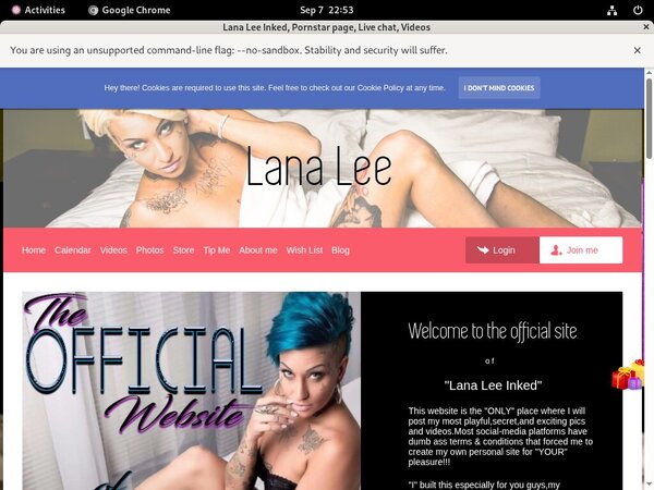 Lana Lee Inked Sign Up Discount