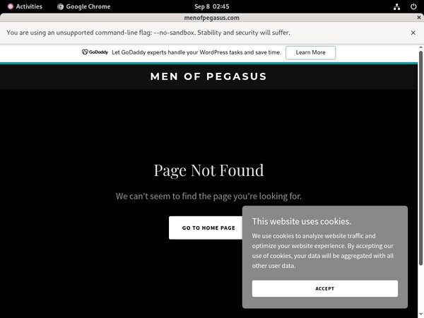 Menofpegasus.com Inside