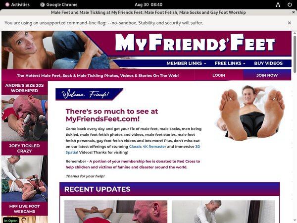 Myfriendsfeet.com Paypal Register
