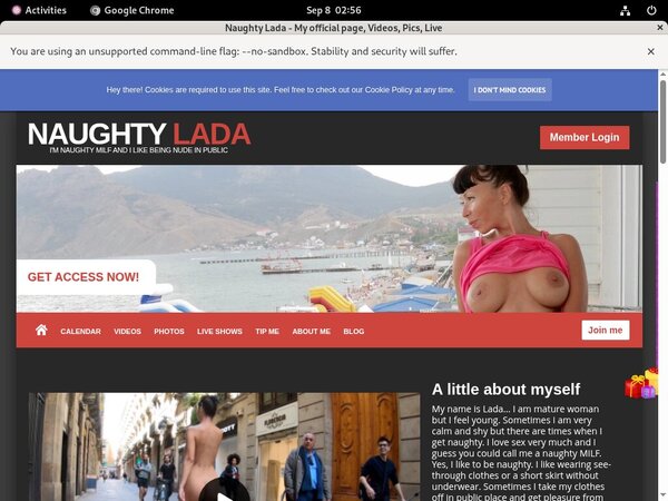 Naughty Lada Free Pass