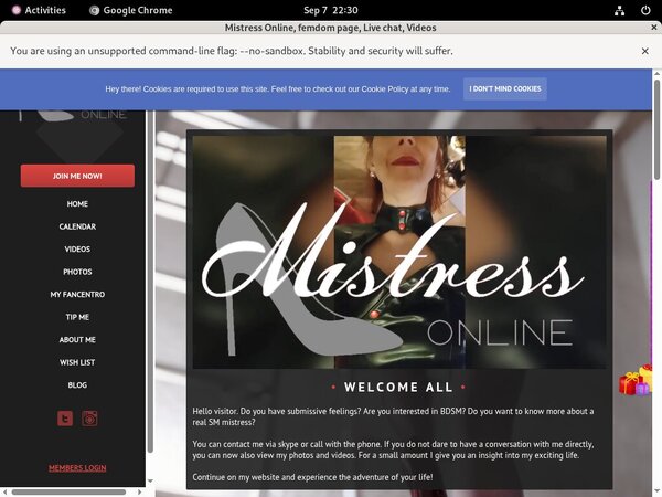 Porn Pass Mistressonline.eu