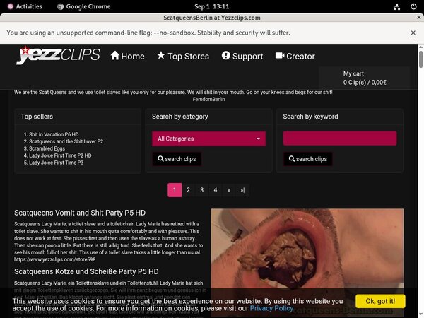 Scat Queens Berlin Free Clips