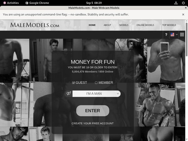 Site Rip Malemodels.com