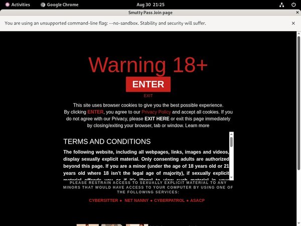 Smutty Pass Discount Coupon