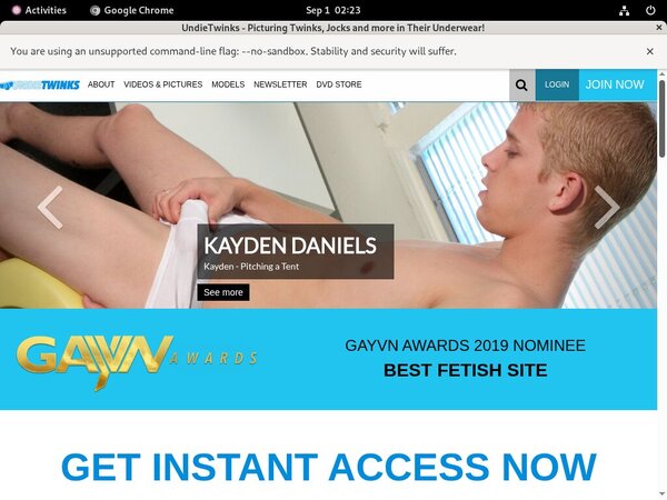 Undie Twinks Login Generator