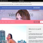 Valentina Bianco Porn Account