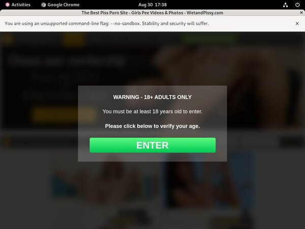 Wet And Pissy Discount Promo