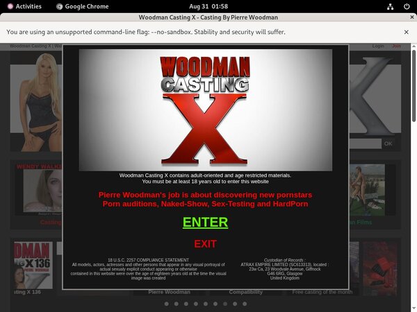 Woodmancastingx.com User Name