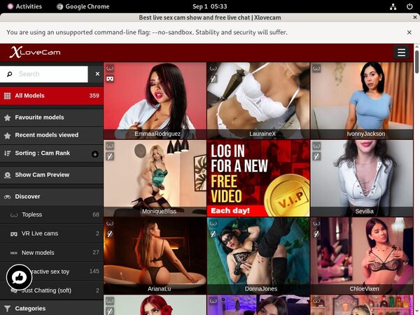 X Love Cam Signup Discount