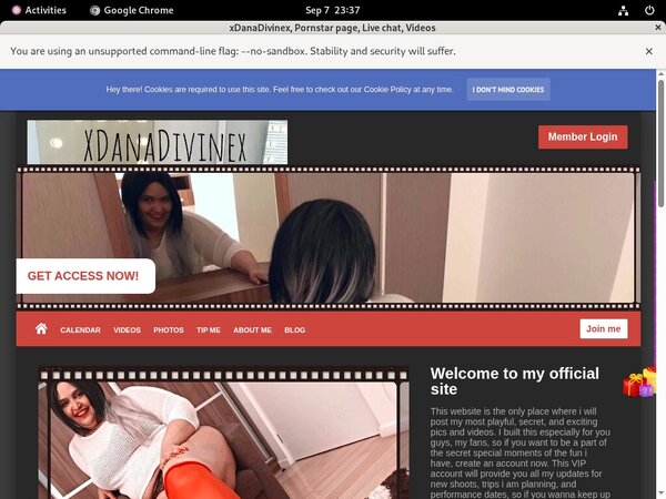 XDanaDivinex Mobile Porn