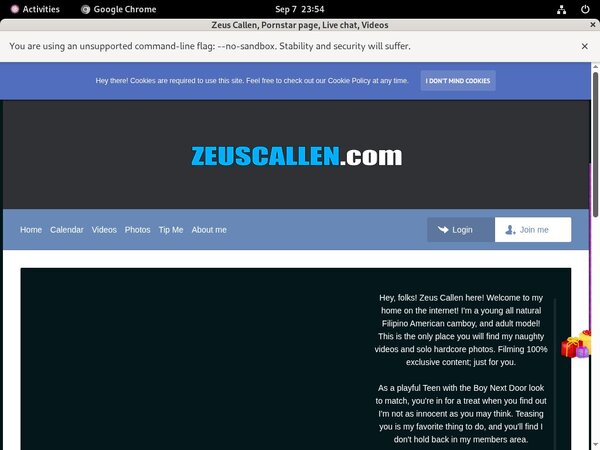 Zeus Callen Discount Accounts