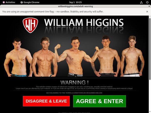 William Higgins Discount Code
