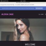 Alexiacage.modelcentro.com Discount Sign Up