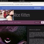 Alice Kitten Xxx Video