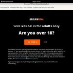 Sexlikereal.com Discount Free